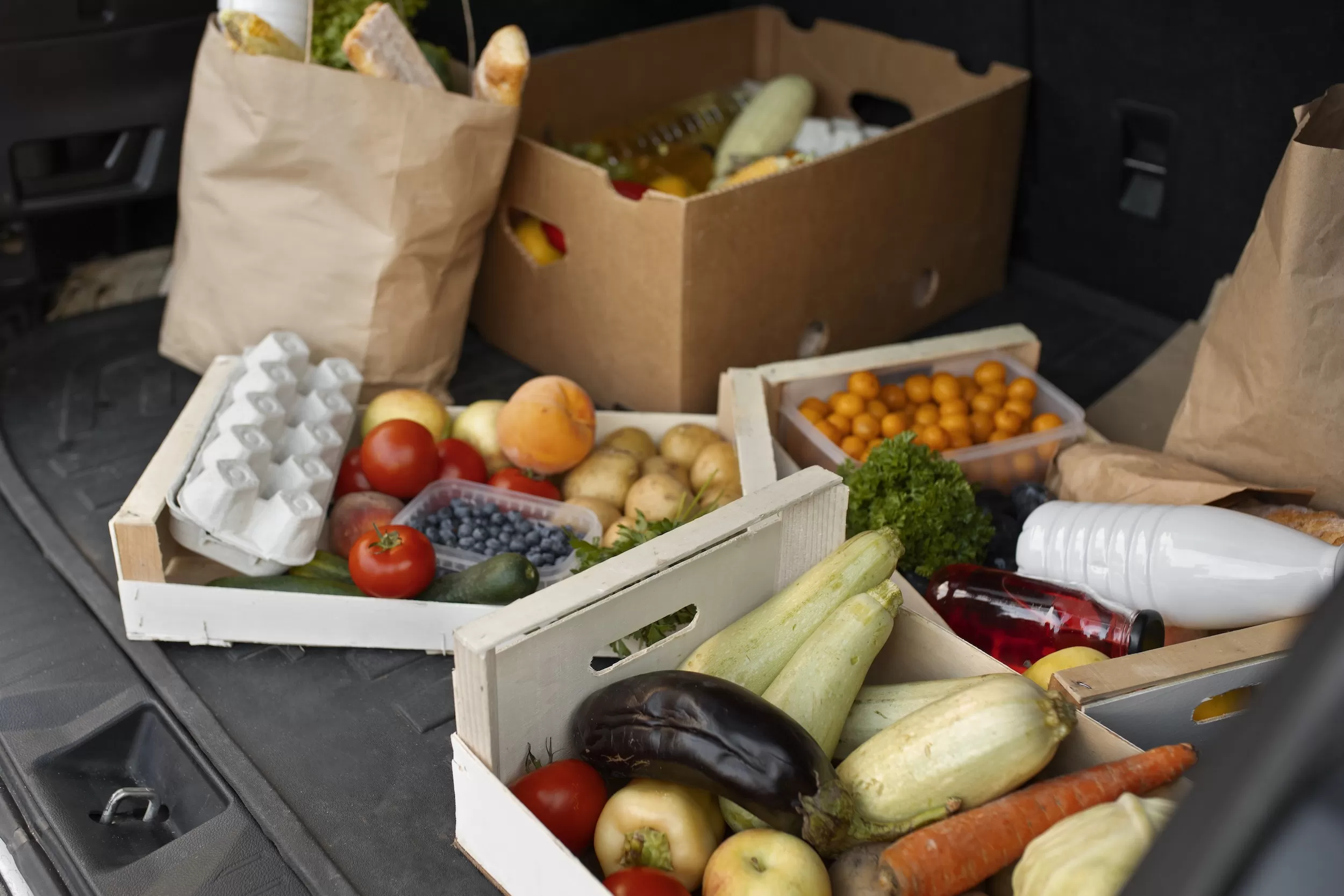 Les produits d’ici, sans faire un pas